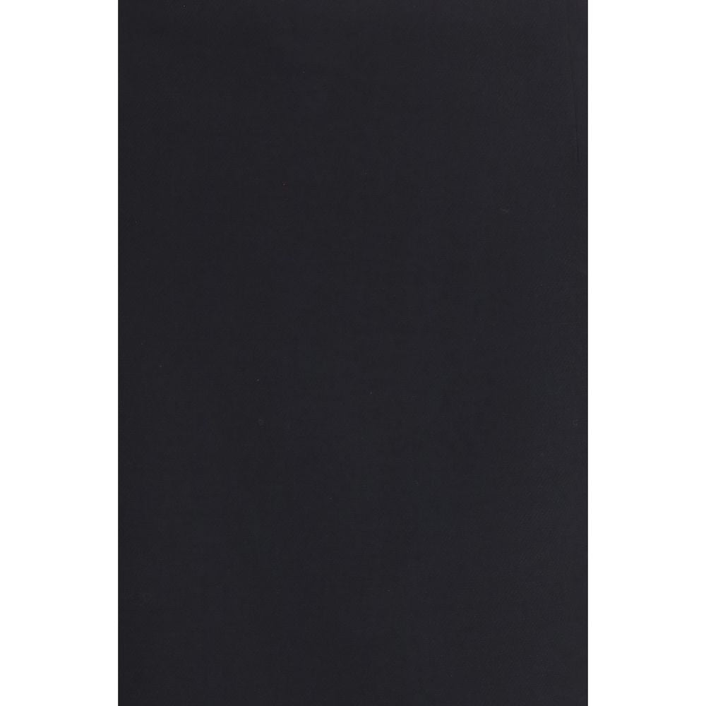 Fendi Black Wool Midi Skirt