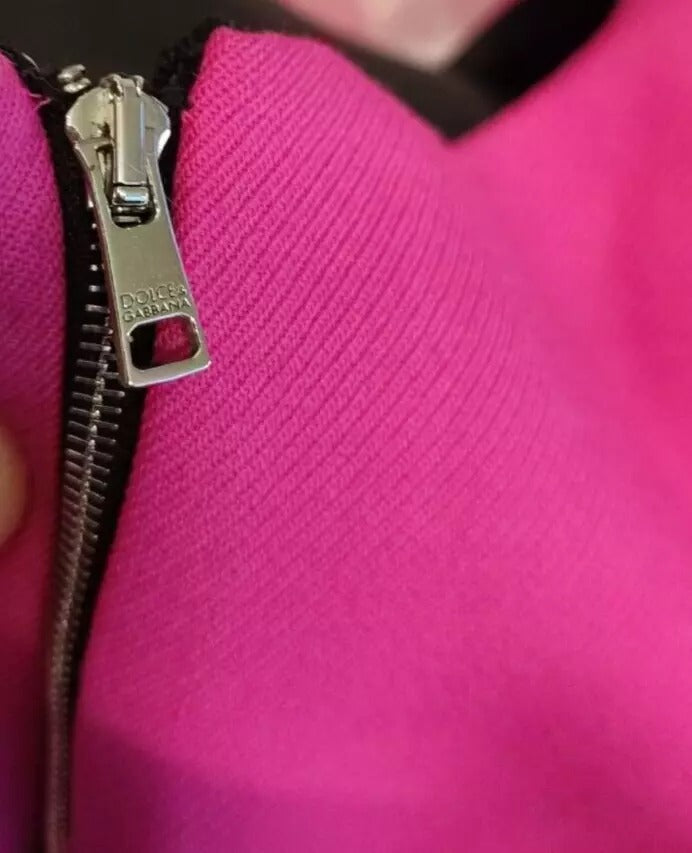 Dolce & Gabbana Rosa Ärmlös Bodycon A-linje Miniklänning