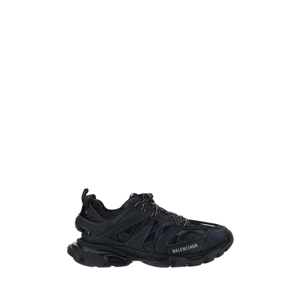 Balenciaga Black Polyethylene Athletic Sneakers