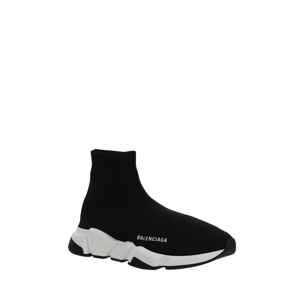 Balenciaga Black Polyester Athletic Sneakers