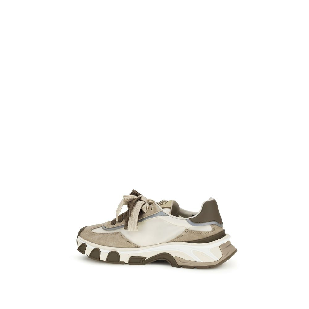 Dolce & Gabbana Multicolor Calf Leather Bos Taurus Athletic Sneakers