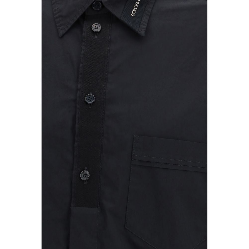 Dolce & Gabbana Black Cotton Shirt