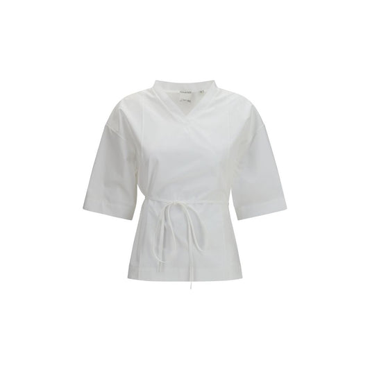 Calvin Klein White Cotton Shortsleeve Shirt