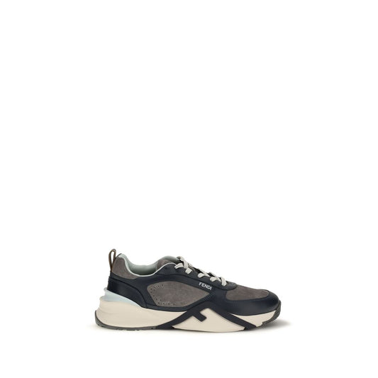 Fendi Multicolor Calf Leather Athletic Sneakers