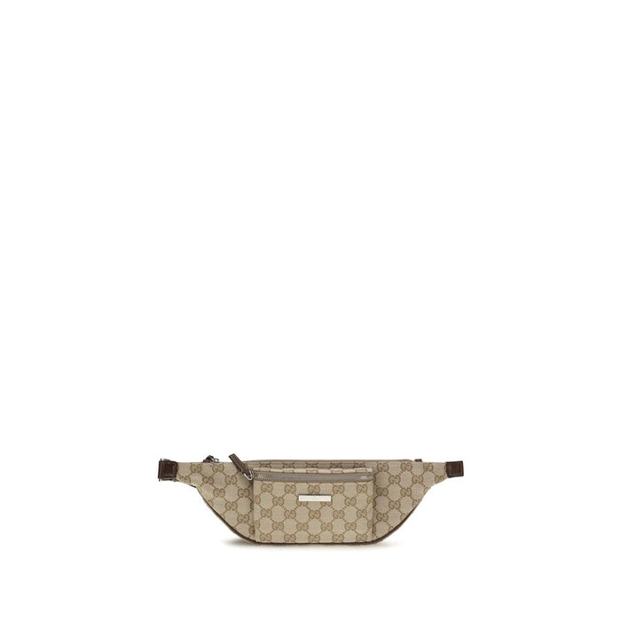 Gucci Axelremsväska i beige tyg
