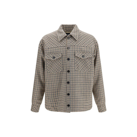 Dolce & Gabbana Brown Wool Full-Length Jacket