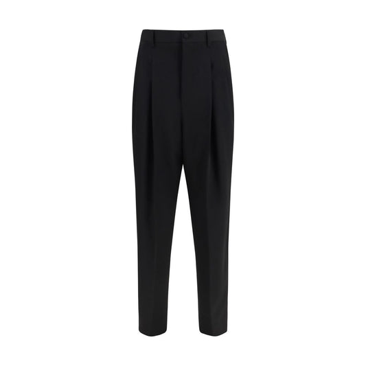 Dolce & Gabbana Black Wool Dress Pants