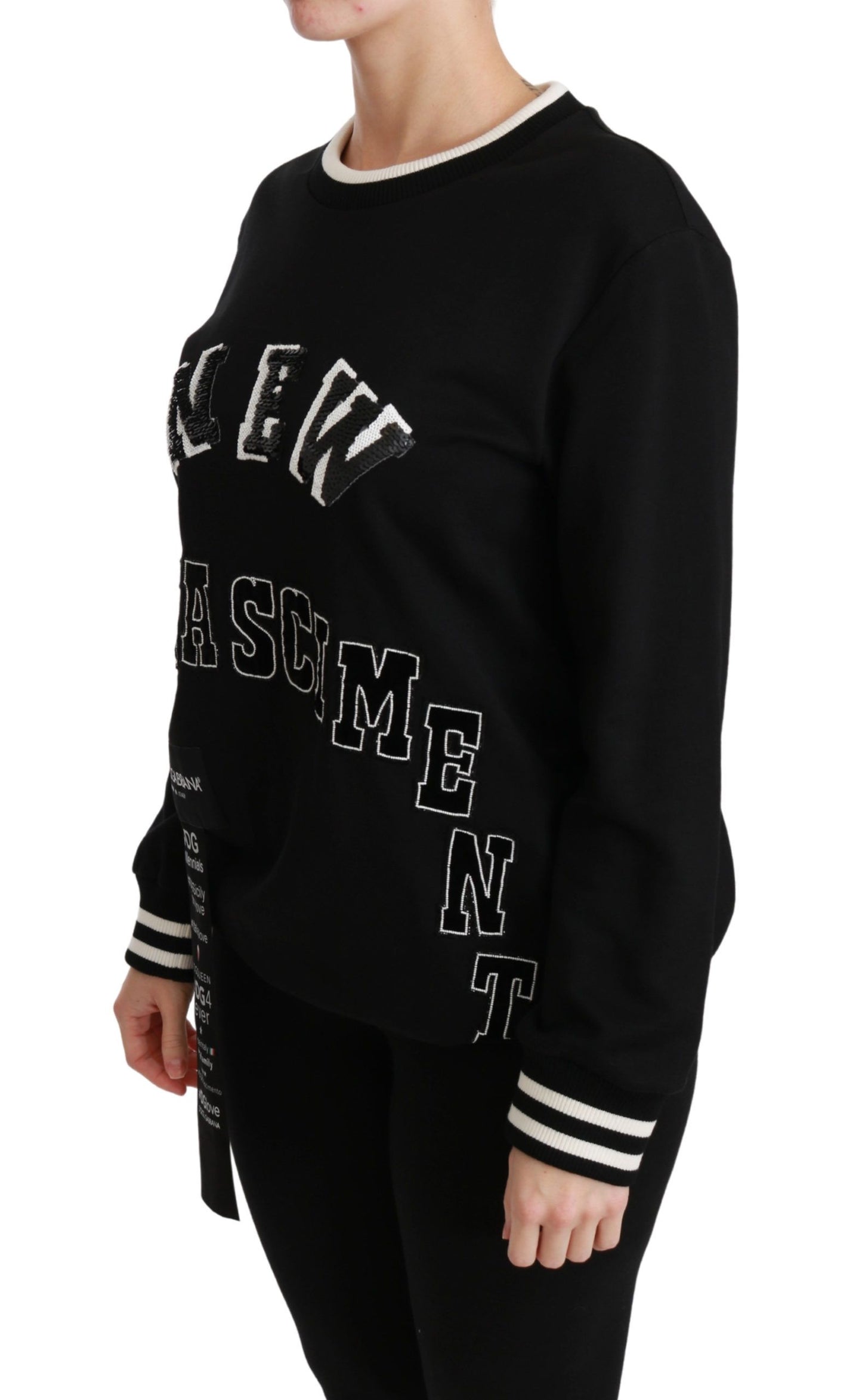 Dolce &amp; Gabbana Svart Rinascimento #DGmillennials tröja