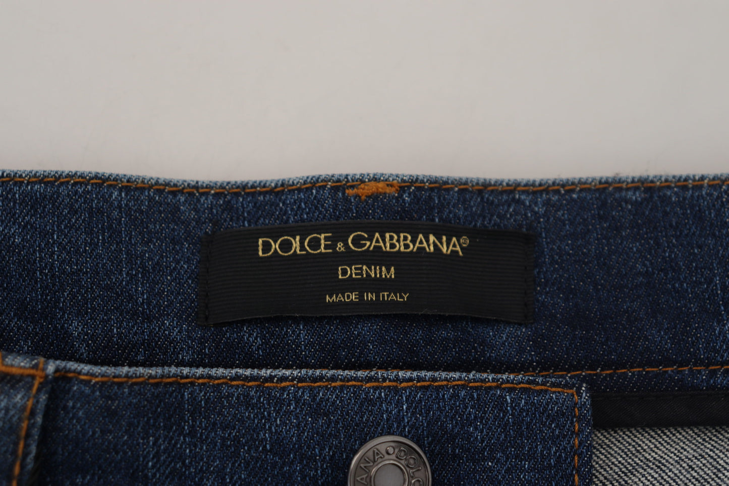 Dolce &amp; Gabbana Svarta Blommiga Spetsfram Slim Jeans