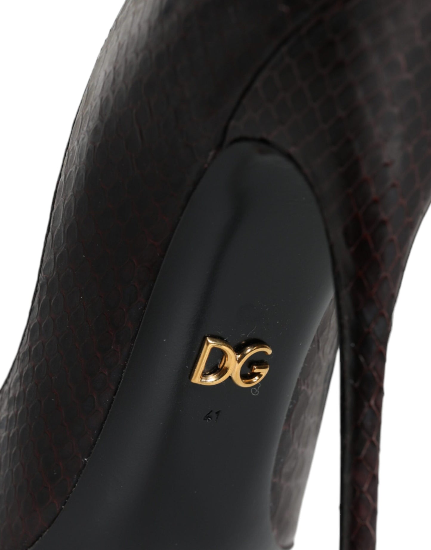 Dolce &amp; Gabbana Flerfärgade Exotiska Läderklackade Pumps Skor