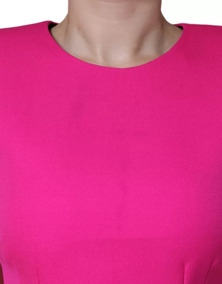 Dolce &amp; Gabbana Rosa Ärmlös Bodycon A-linje Miniklänning