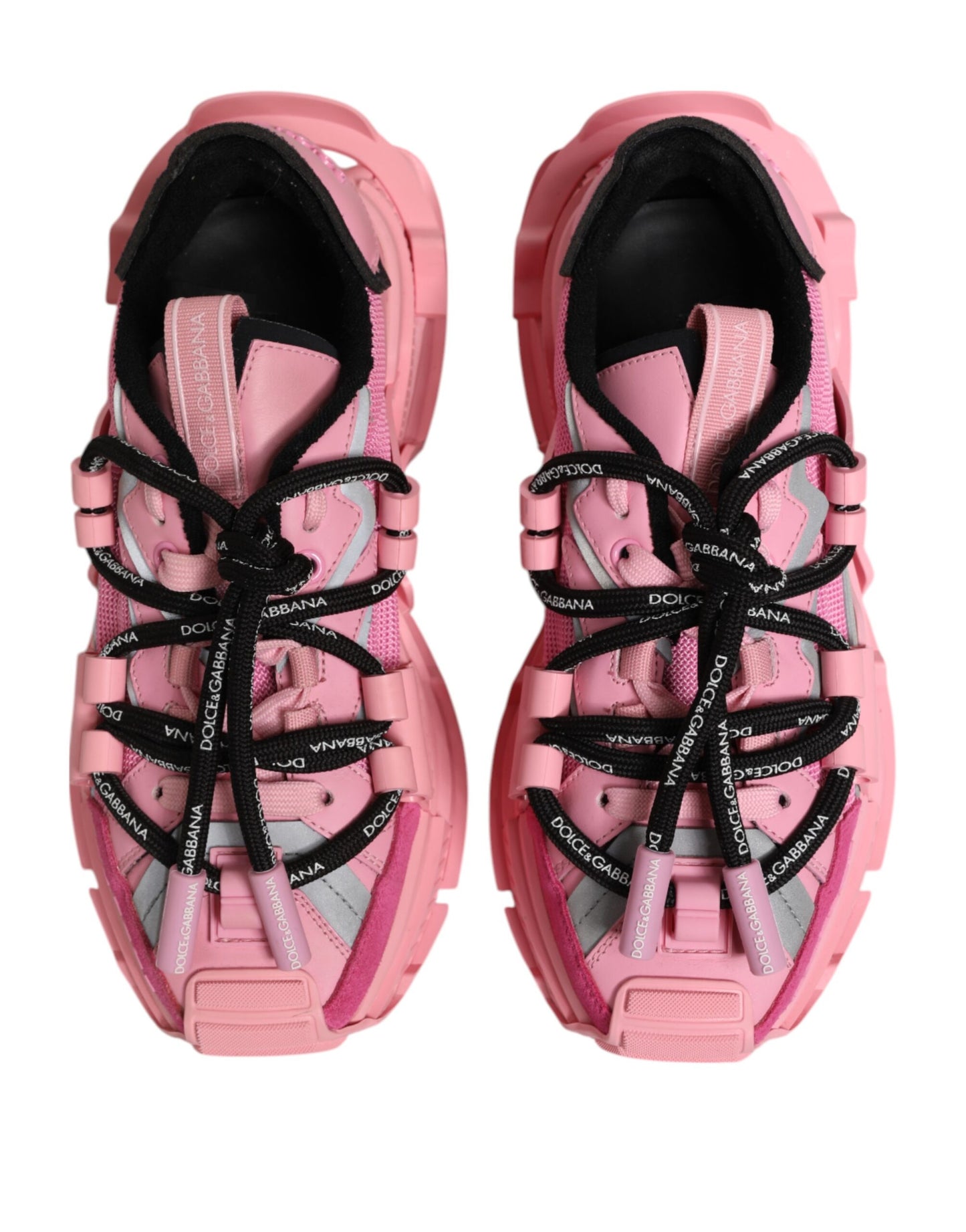 Dolce &amp; Gabbana Rosa Låga Sneakers Damskor