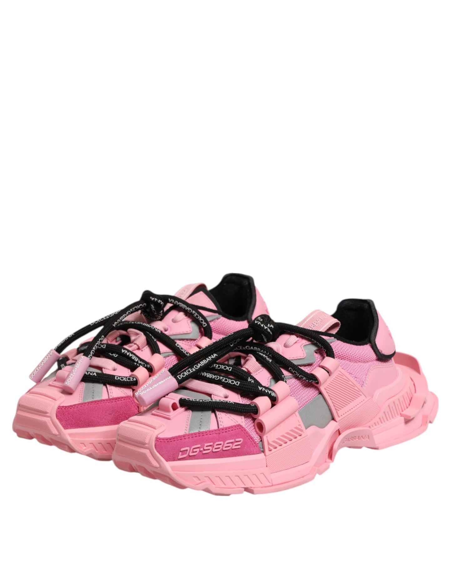 Dolce &amp; Gabbana Rosa Låga Sneakers Damskor