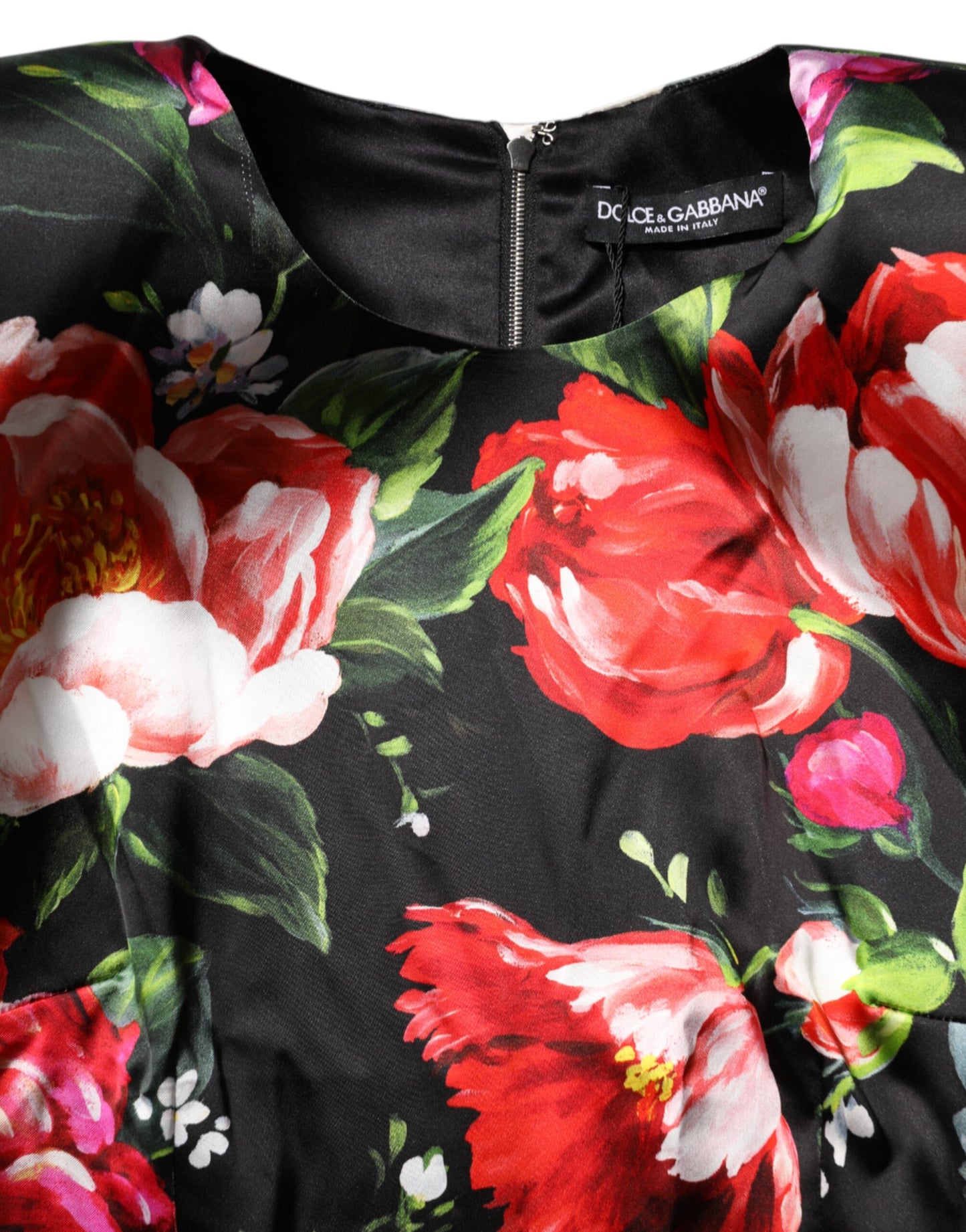 Dolce &amp; Gabbana svart blommig Fiori Pittorici Mini Bodycon Klänning