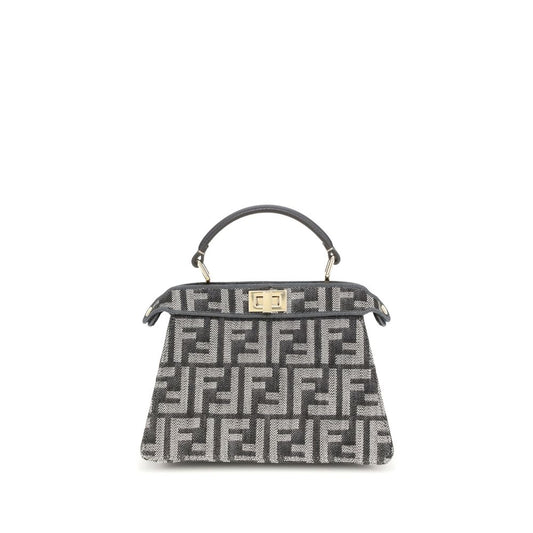 Fendi Blue Fabric Shoulder Bag